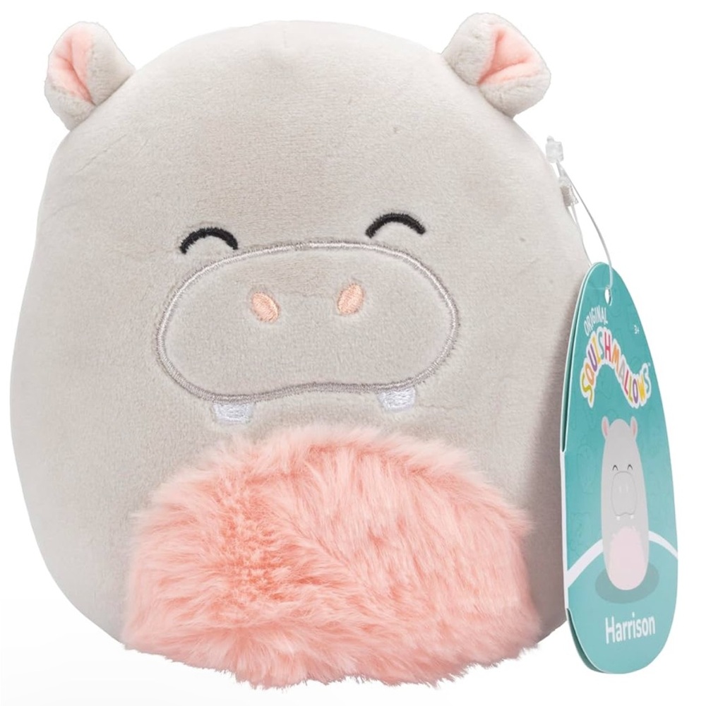 NEW! Two Squishmallows 10" Hannah & Harrison The Hippos 2-Pack Plush Collectible - Picture 7 of 12